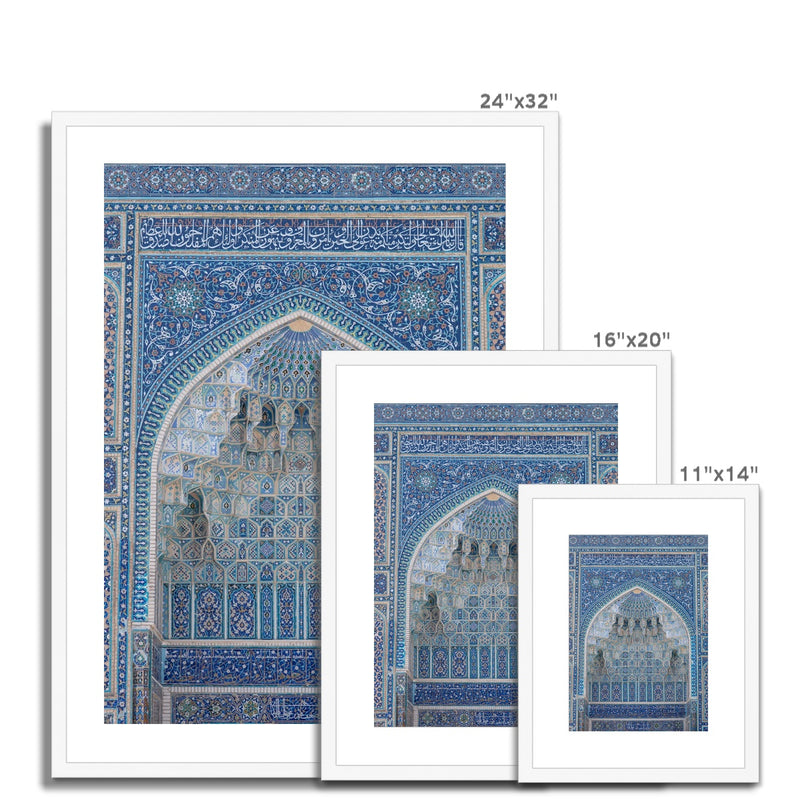 Uzbekistan 003 Framed Print | Rooful