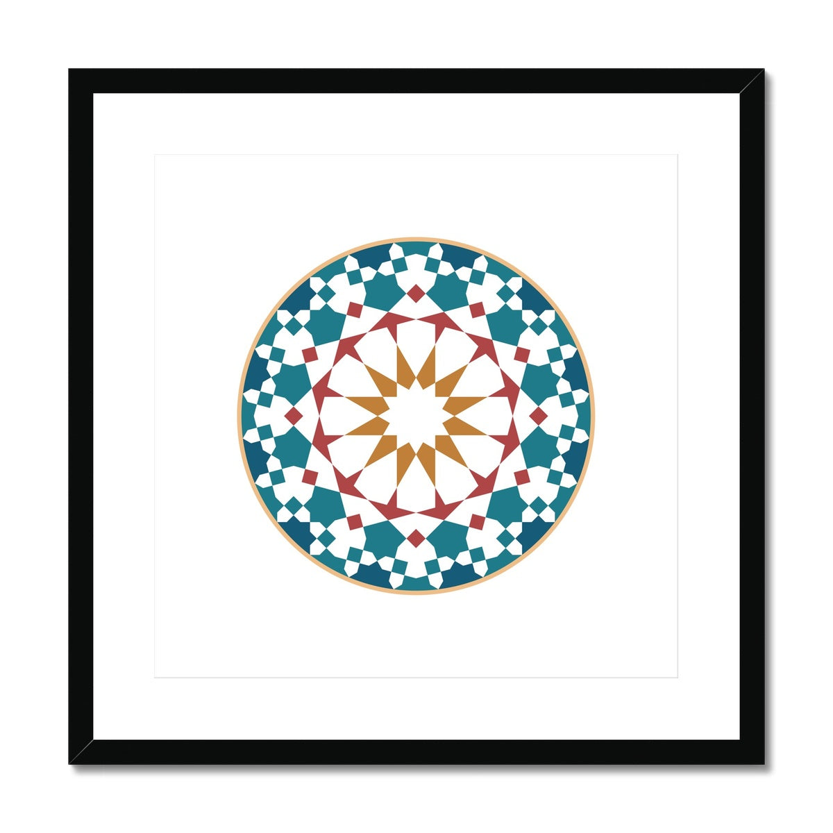 The Circle Framed Print | Islam Farid