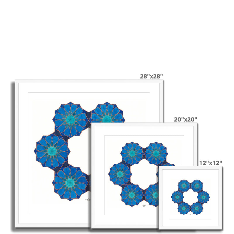 Twelvefold Torus Framed Print | Lieve Oudejans