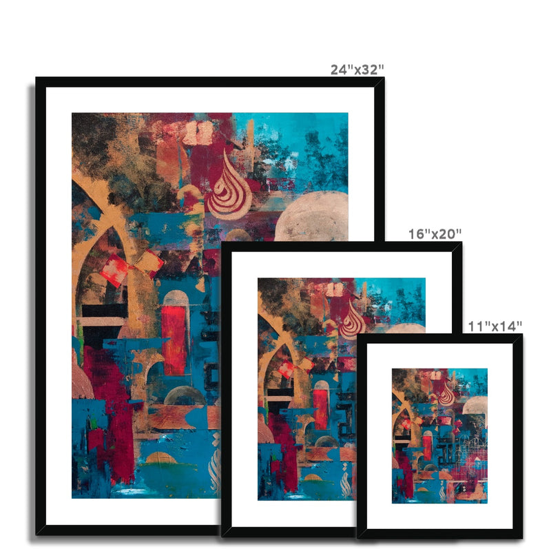 Fusion Framed Print | Siddiqa Juma
