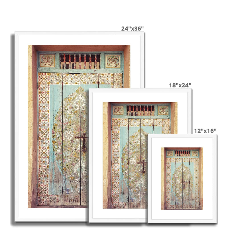 Painted Door Framed Print | Abu Ayyub