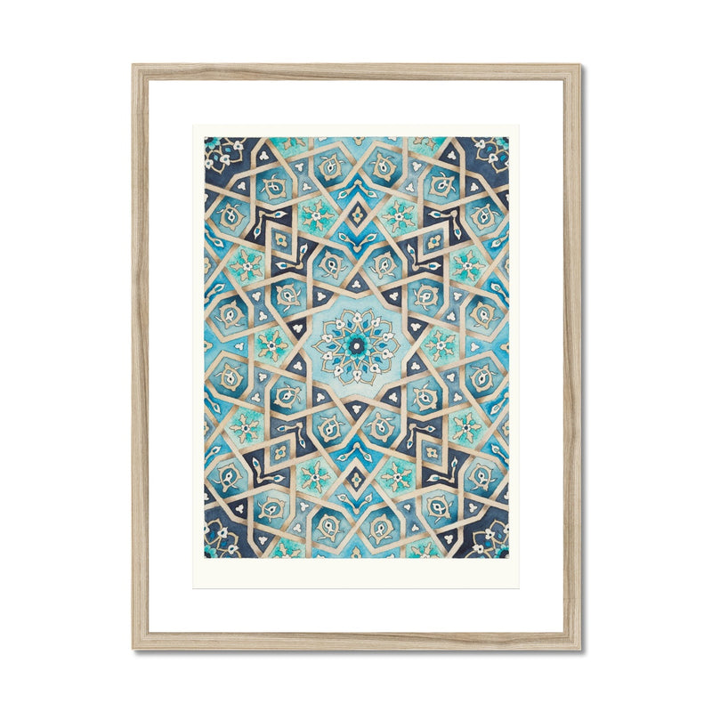 Baraka Blues Framed Print | Margi Lake