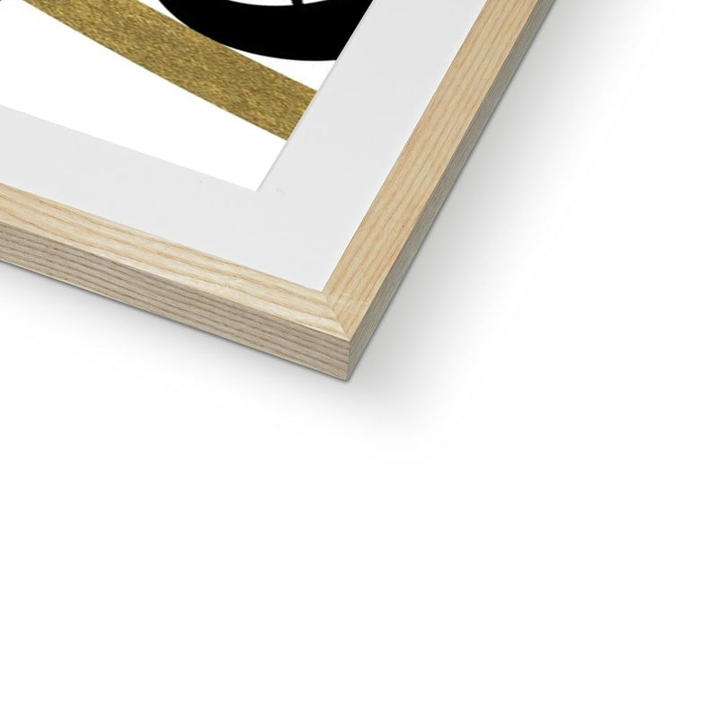 Black and Gold Framed Print | Mohammed Abdel Aziz