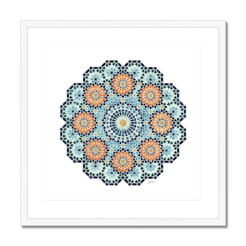 Blue Sun Framed Print | Sandy Kurt