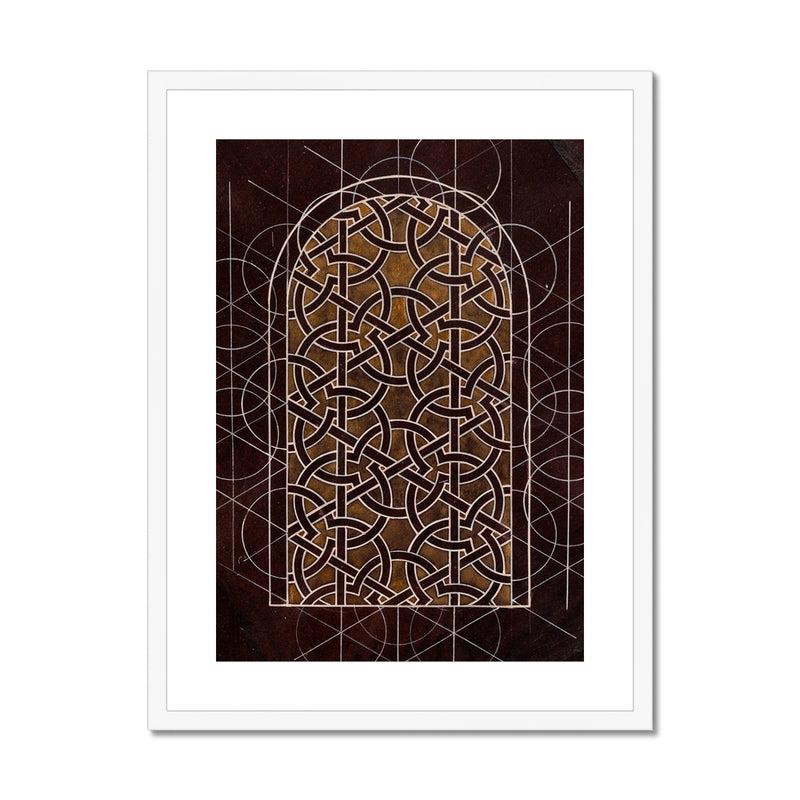 Damascus Window Framed Print | Zeynep Iqbal