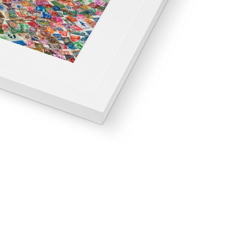 Geographical Diversity Framed Print | Siddiqa Juma