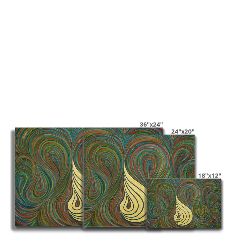 Allah Swirl Canvas | Siddiqa Juma