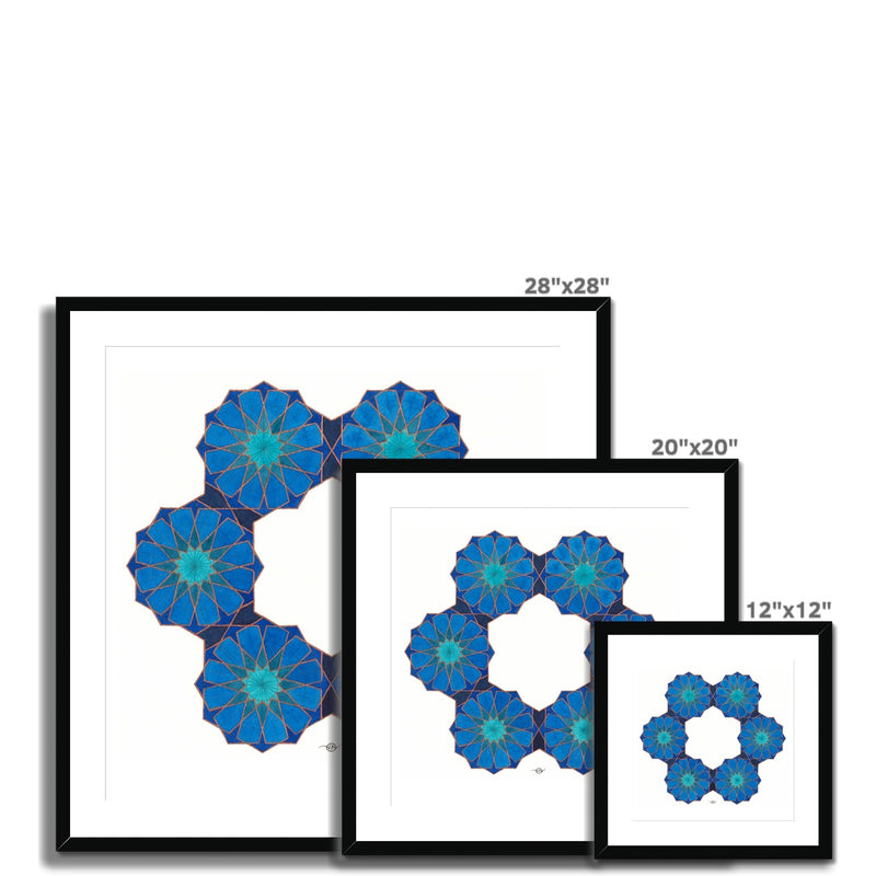 Twelvefold Torus Framed Print | Lieve Oudejans