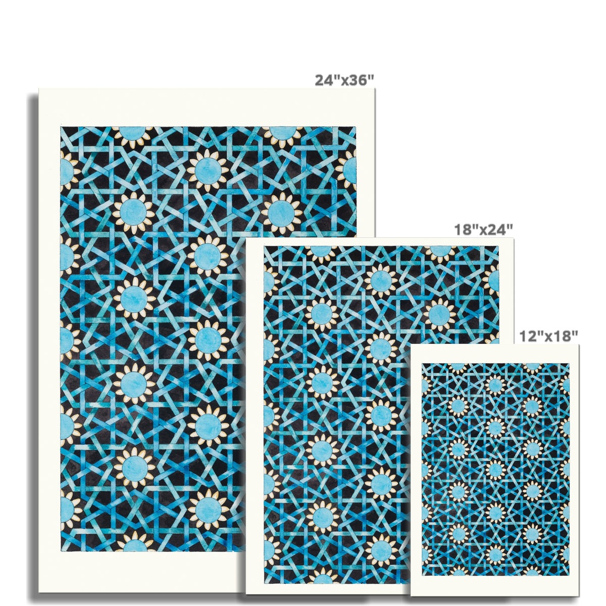 Seljuk Mosaic Art Print | Margi Lake