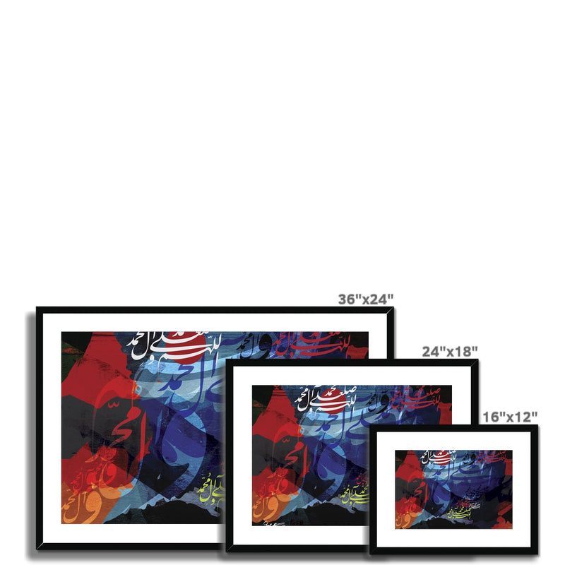 Calligraphy X11 Framed Print | Irfan Mirza