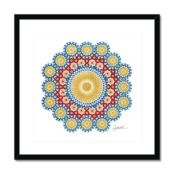 Heart Of Gold Framed Print | Sandy Kurt