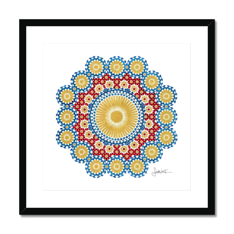 Heart Of Gold Framed Print | Sandy Kurt