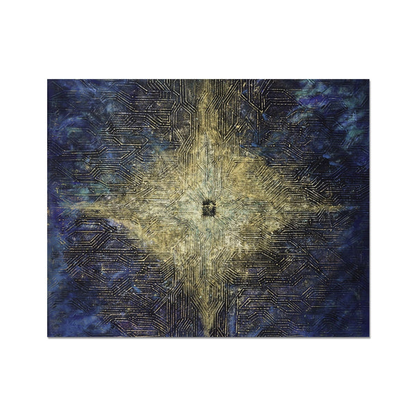 Tawaaf 2.3 Circuit Board Art Print| Siddiqa Juma