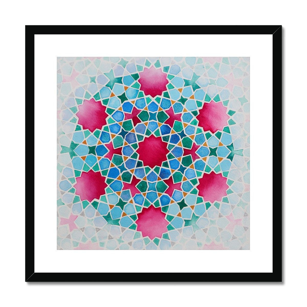 Persian Pattern Framed Print | Samira Mian
