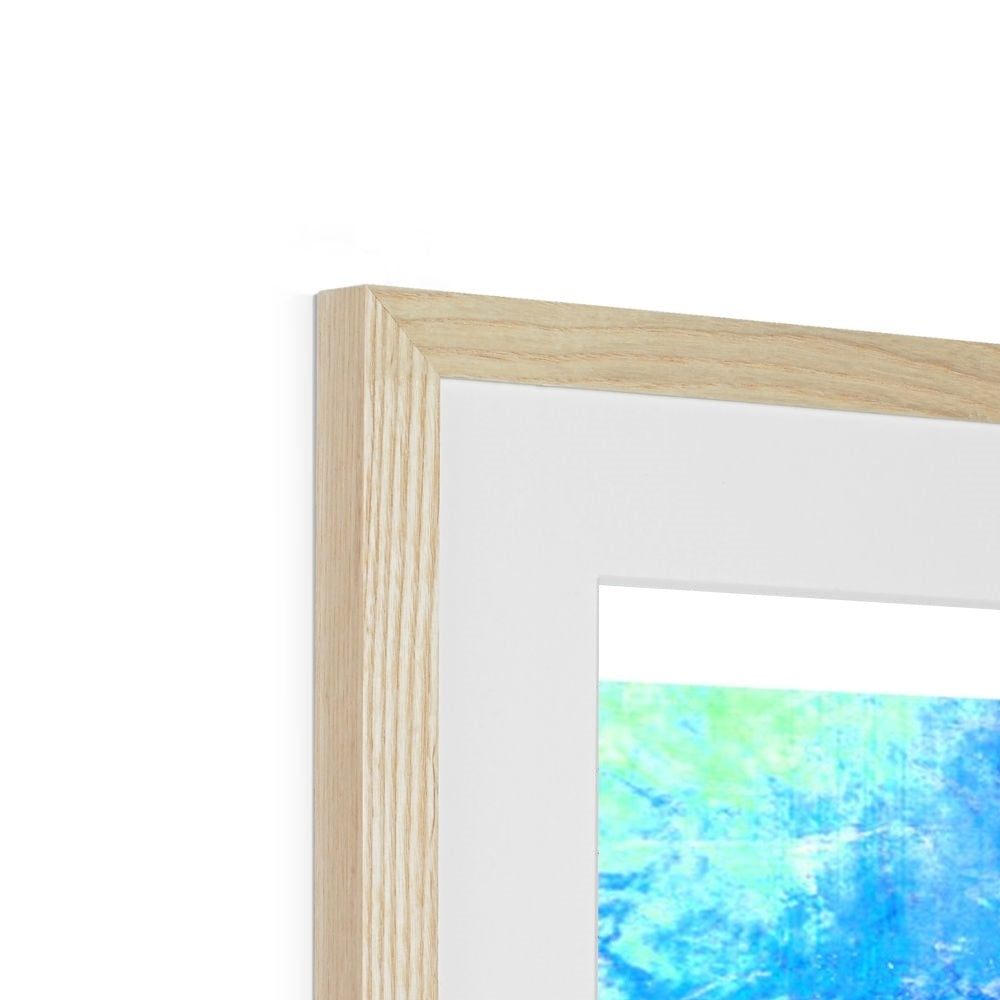 Calligraffiti Triangle Framed Print | Teakster