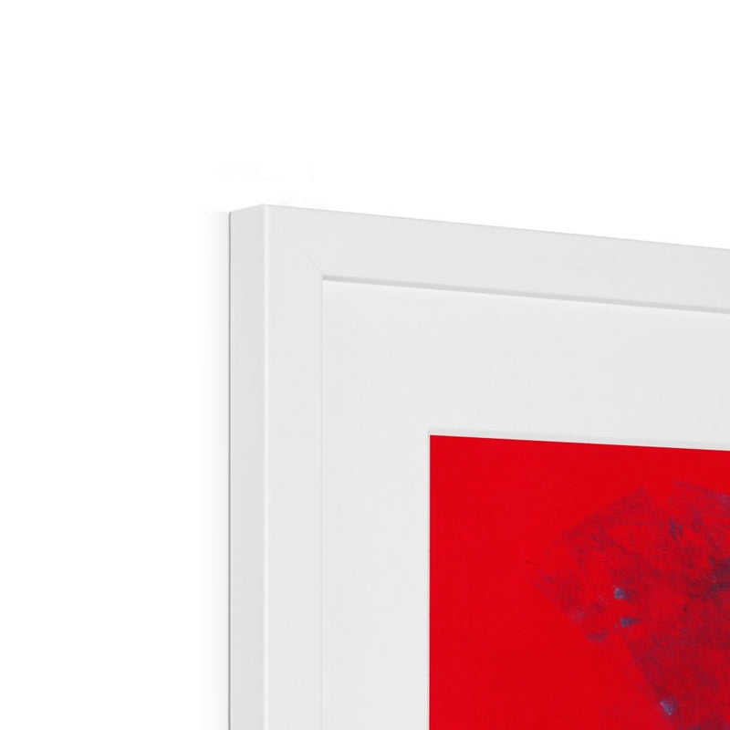 Domes on Red Framed Print | Siddiqa Juma
