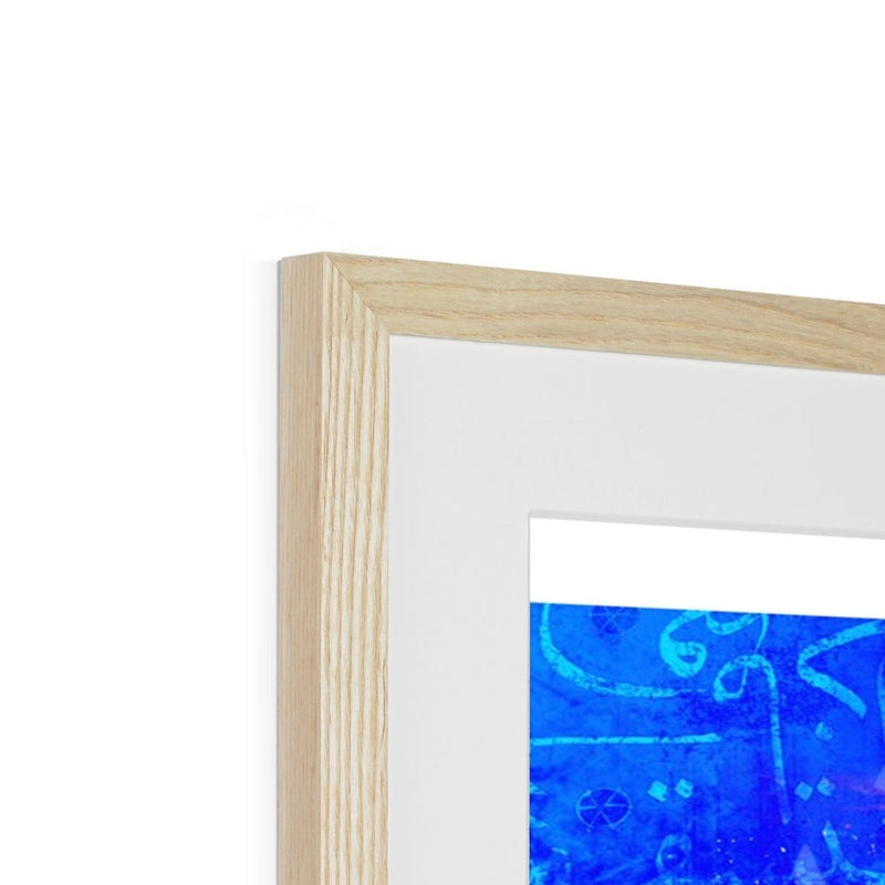 Calligraffiti Pentagon Framed Print | Teakster