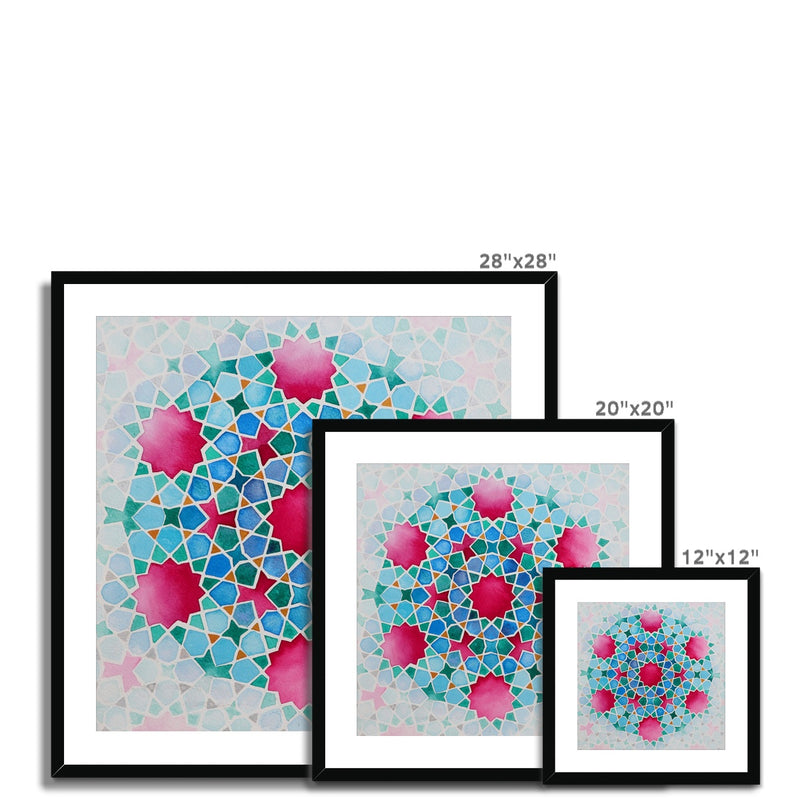 Persian Pattern Framed Print | Samira Mian