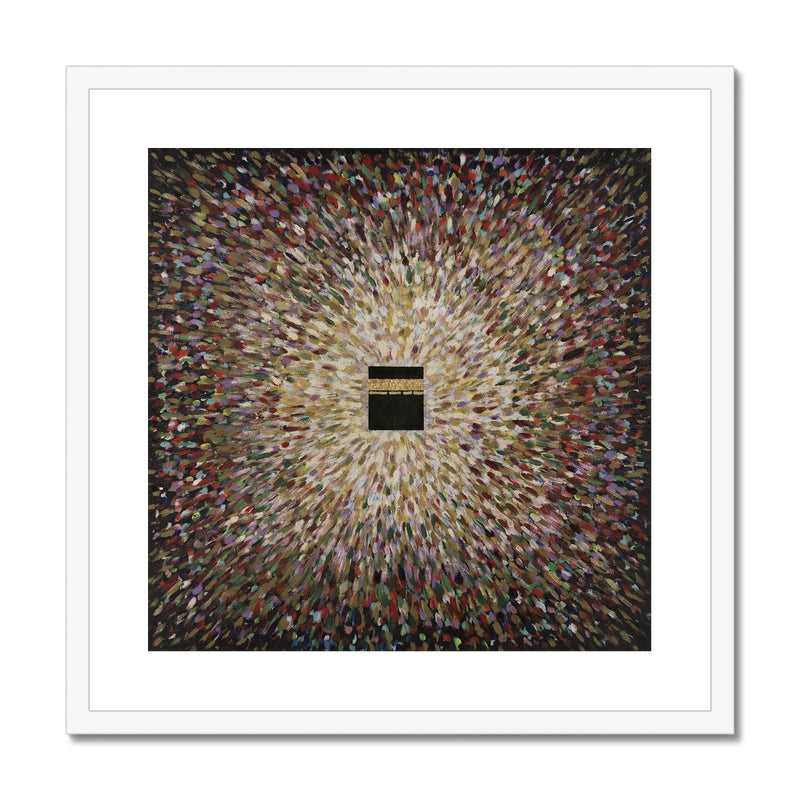 Journey around the Kaabah 2 Framed Print | Siddiqa Juma