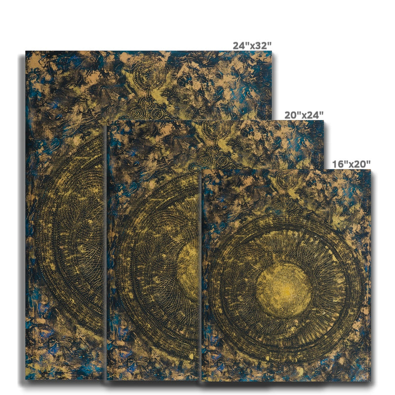 Tawaaf Astrolabe Canvas | Siddiqa Juma