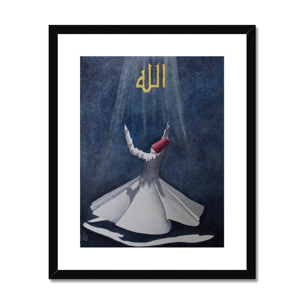 Sufi Light Framed Print | Fatimah Agha