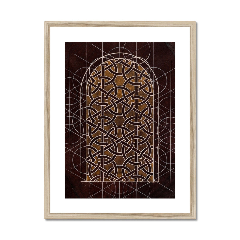 Damascus Window Framed Print | Zeynep Iqbal