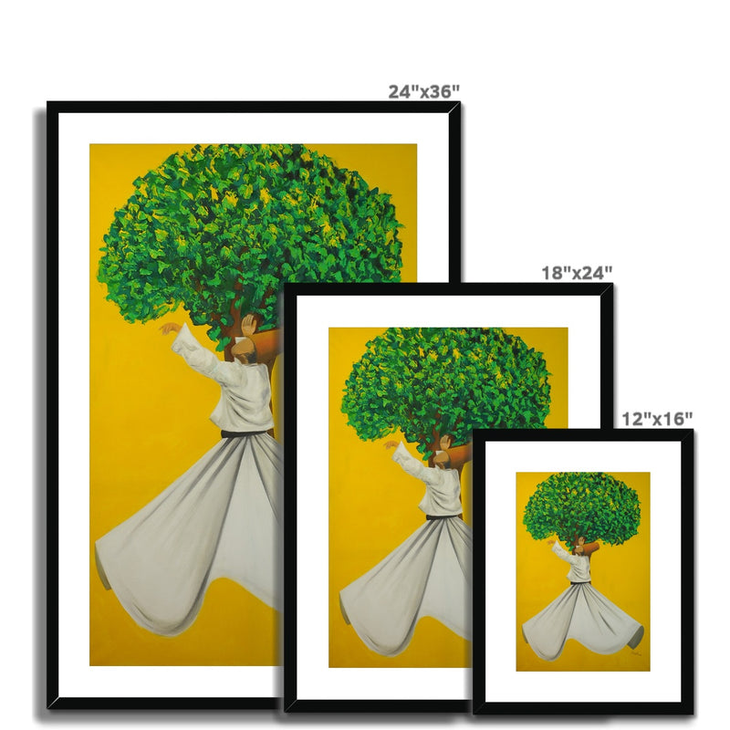 Sufi 4 Framed Print | Sadaf Farasat