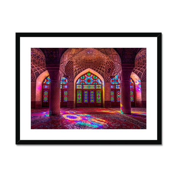 Nasirol Molk Mosque Shiraz Framed Print | Ayaz Ali