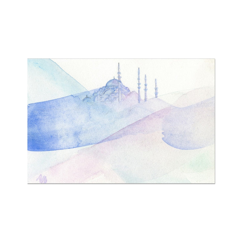 Blue Mosque | Nadia Djavanshir Fine Art Print