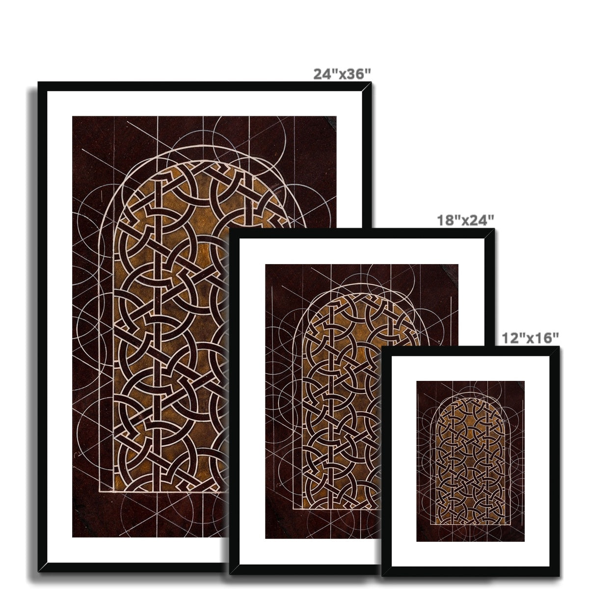 Damascus Window Framed Print | Zeynep Iqbal