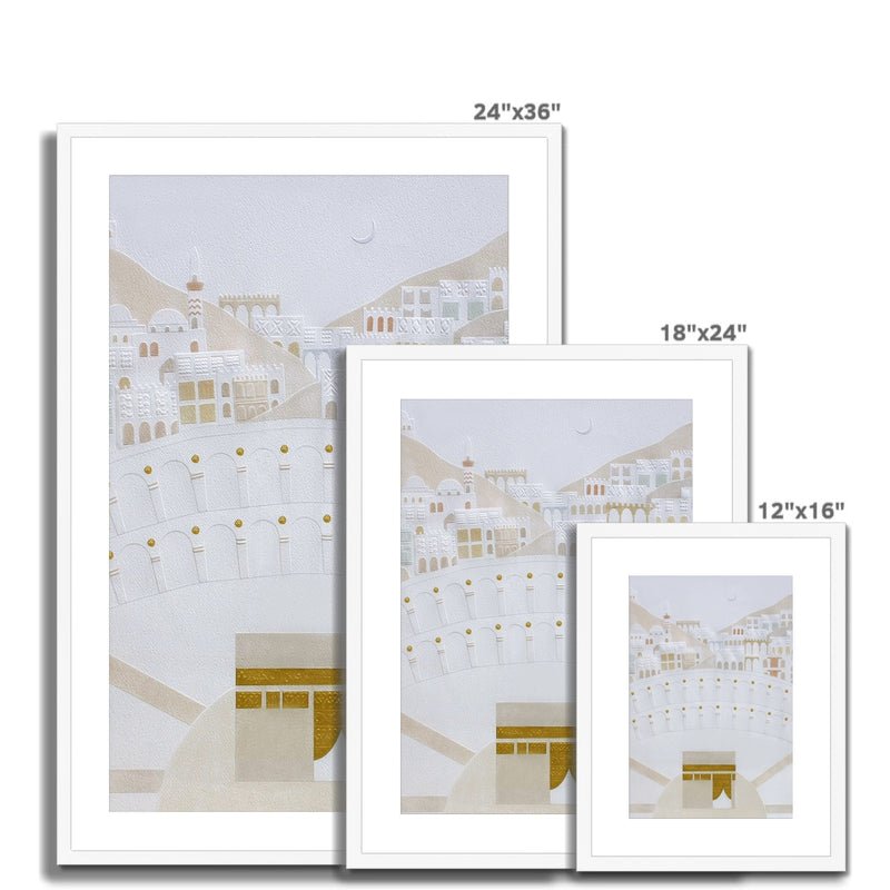 Makkah 1 | Raeda Ashour Framed & Mounted Print