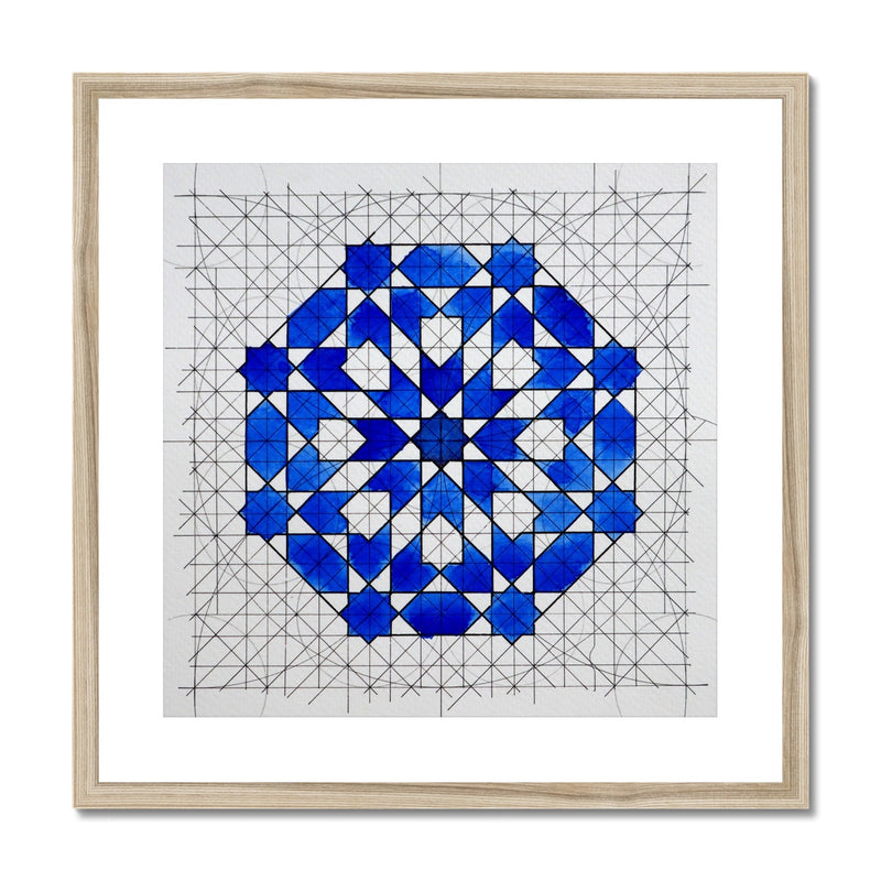 Classic Zellige Framed Print | Samira Mian